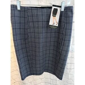 Liverpool Los Angeles Knit Pencil Skirt Career‎ Plaid Petite Size 4/27